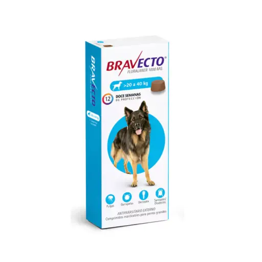 [185] BRAVECTO DE 20 A 40 KG