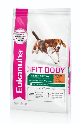 EUKANUBA FIT BODY MEDIUM BREED X 3 KG