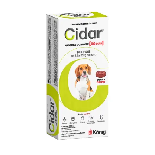 CIDAR PERRO DE 6.1 A 12 KG
